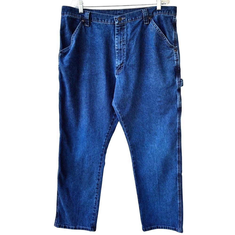 Wrangler Men's Jeans 38×32 Straight Leg Western Denim Medium j